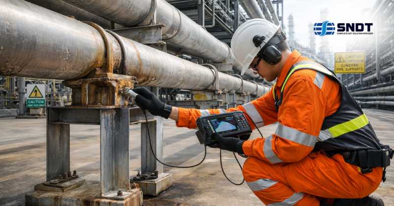 Corrosion Under Pipe Support Inspection